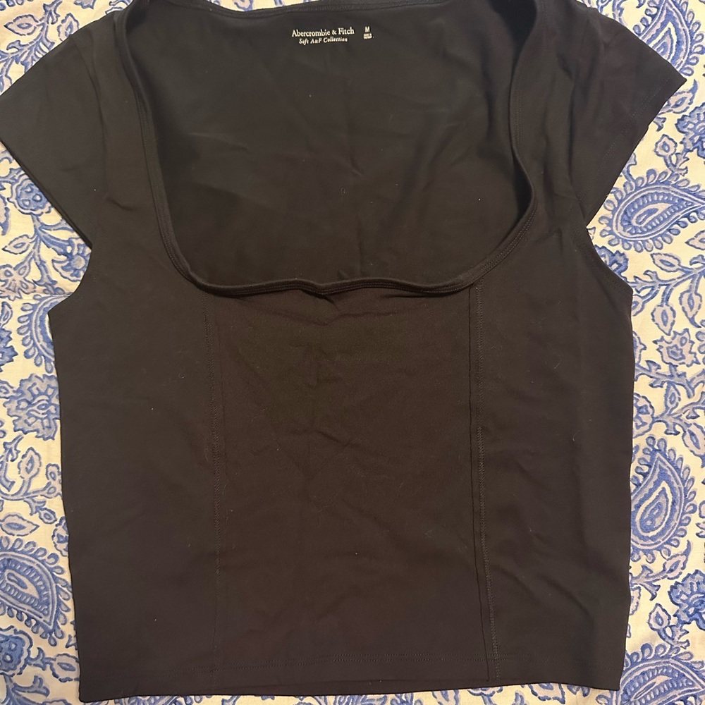 Abercrombie Black Shortsleeved Top